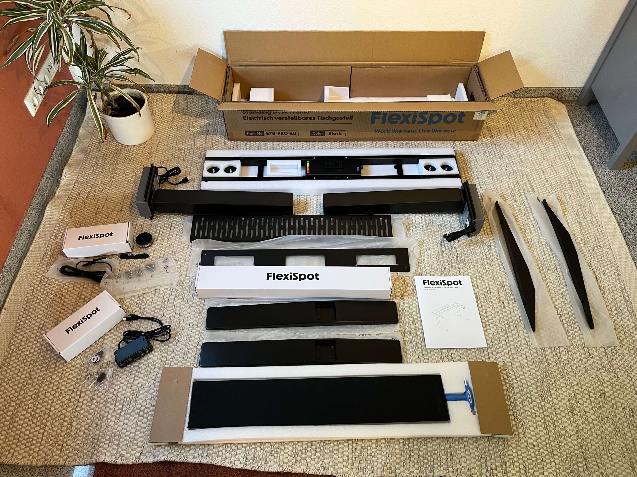 FlexiSpot E7 Pro - Aufbau FlexiSpot E7 Pro - Aufbau