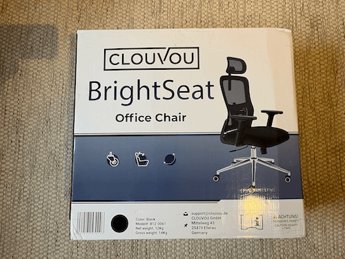 CLOUVOU BrightSeat - Lieferung