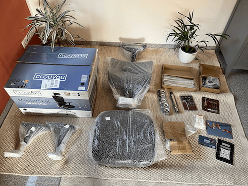 CLOUVOU MasterSeat - Aufbau CLOUVOU MasterSeat - Aufbau