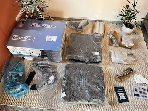 CLOUVOU PowerSeat - Aufbau CLOUVOU PowerSeat - Aufbau